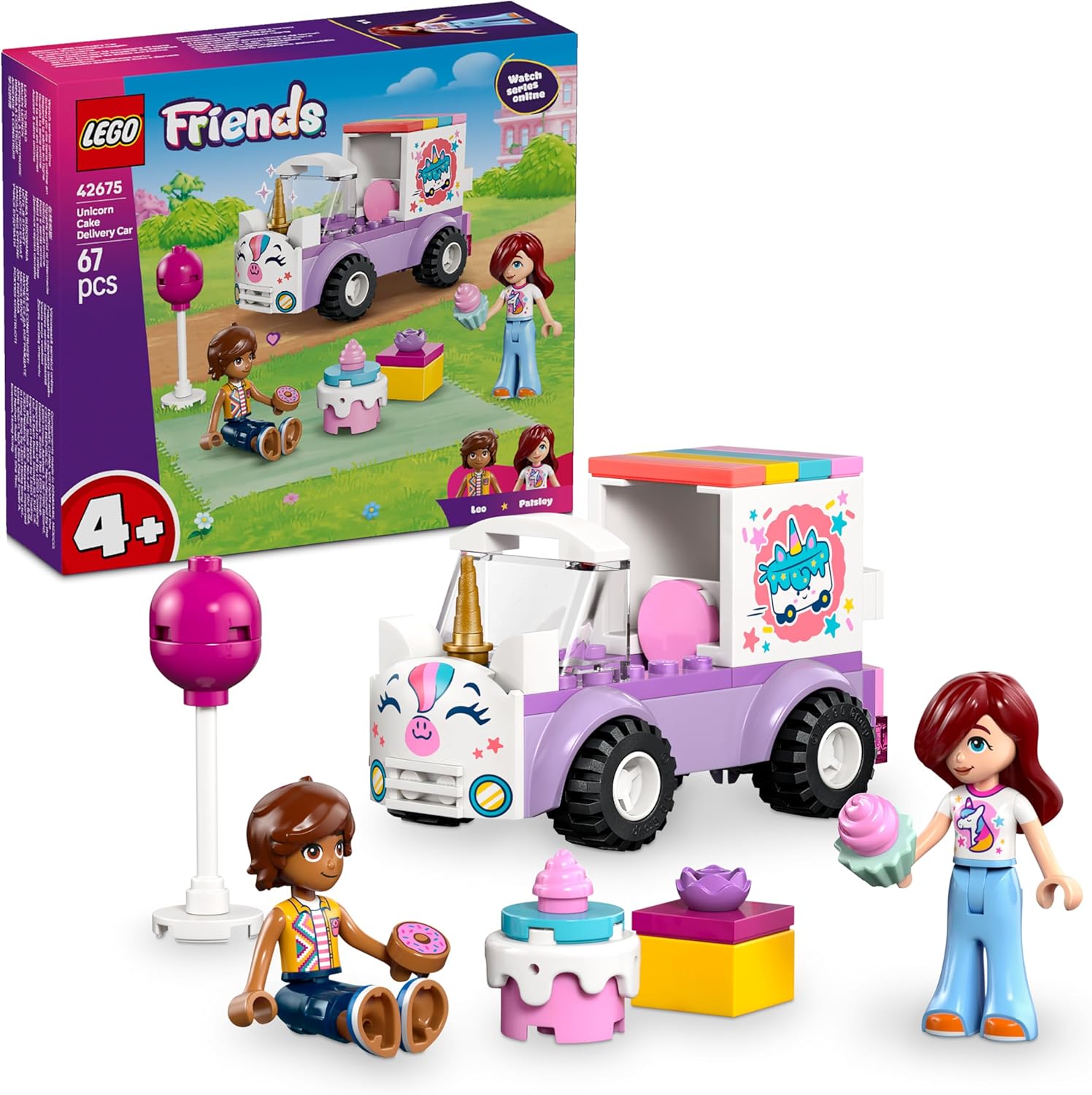 LEGO® Friends – Mașină-unicorn pentru livrare de torturi