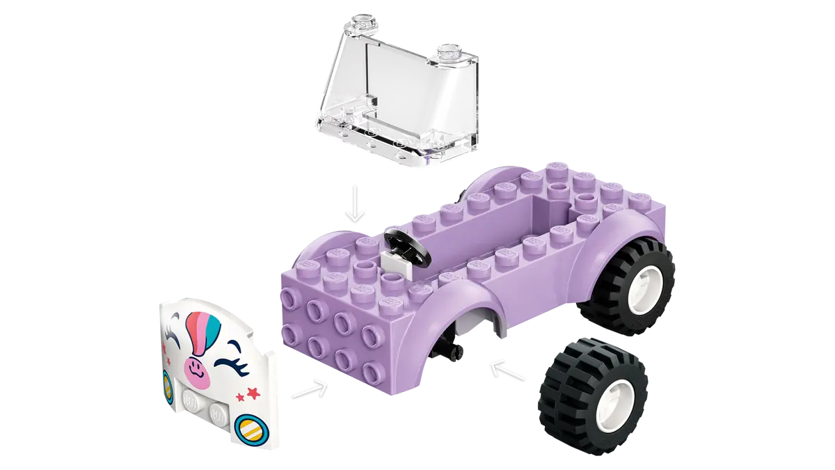 LEGO® Friends – Mașină-unicorn pentru livrare de torturi