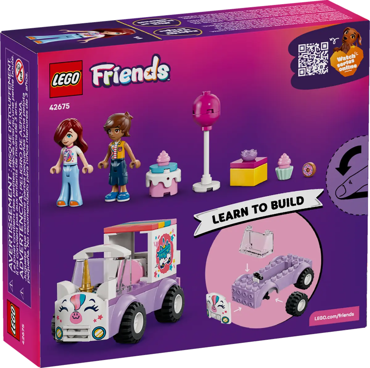 LEGO® Friends – Mașină-unicorn pentru livrare de torturi