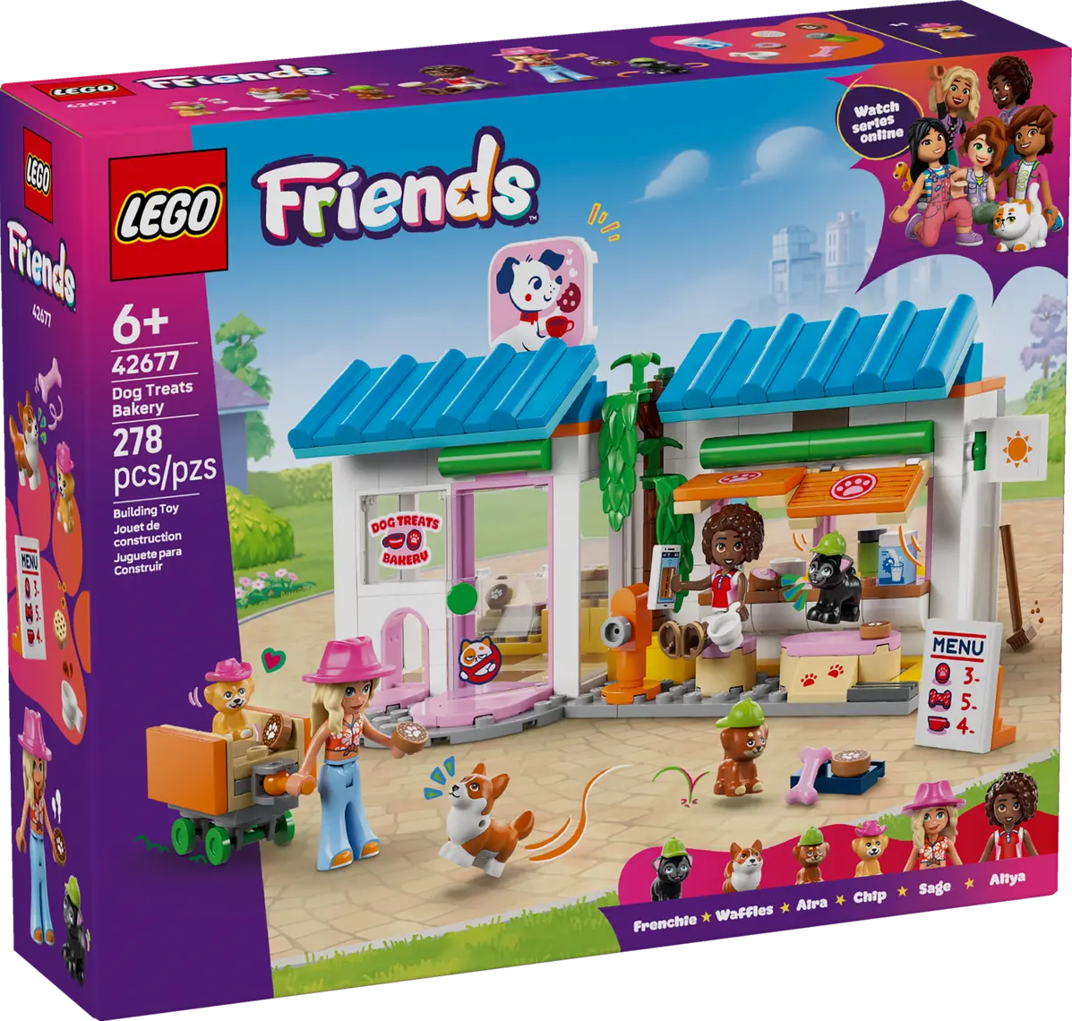 LEGO® Friends - Brutărie Cu Bunătăți Pentru Câini