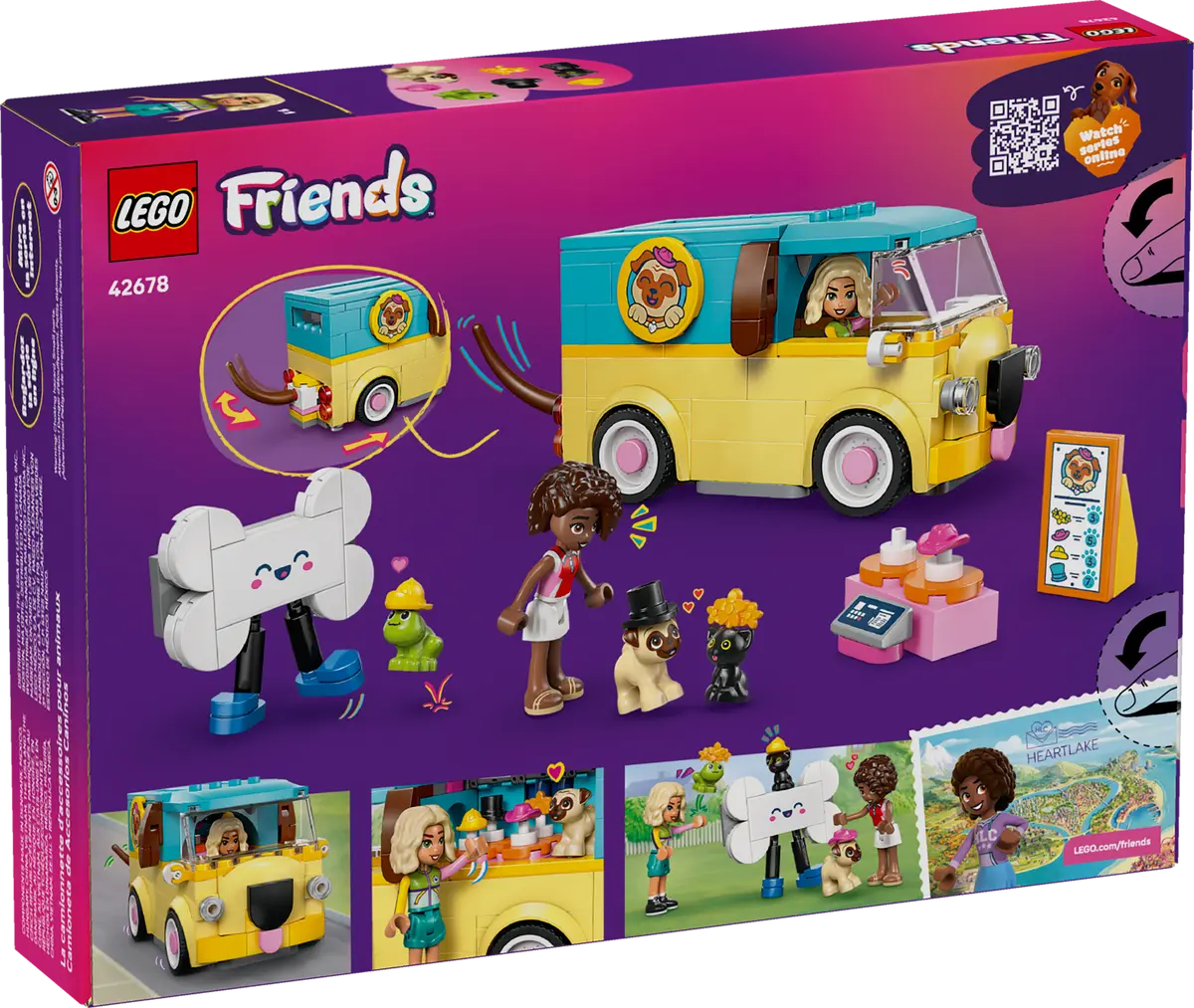 LEGO® Friends - Furgonetă Cu Accesorii Pentru Animale De Companie