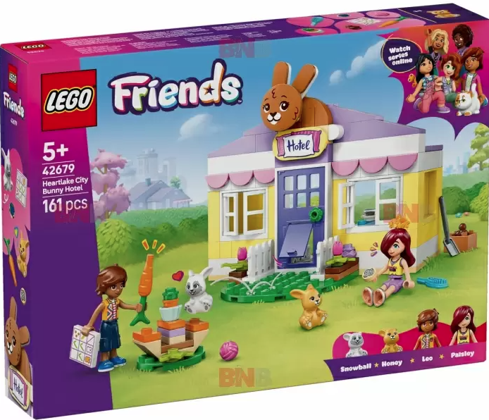 LEGO® Friends – Hotel pentru iepurași în orașul Heartlake
