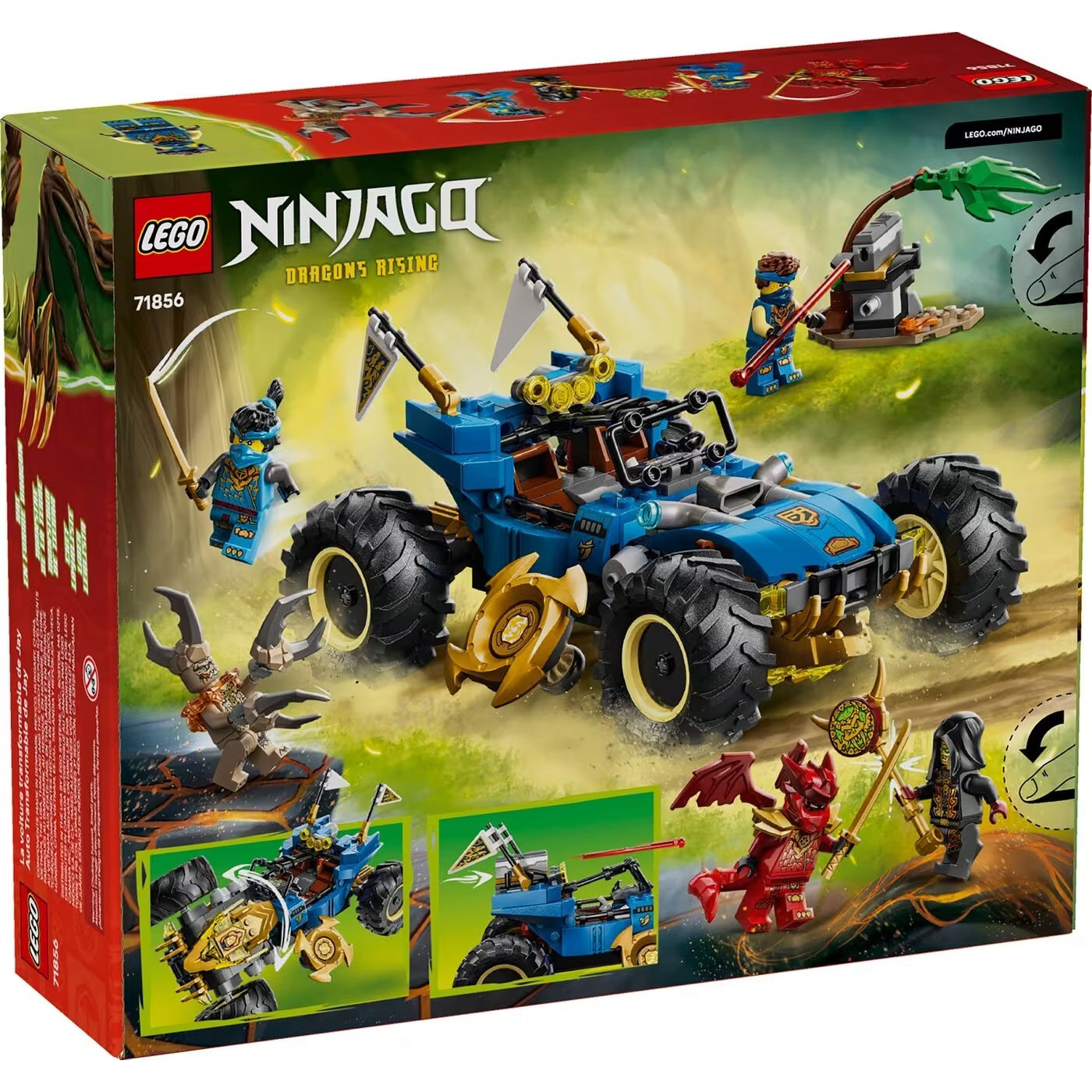 LEGO® NINJAGO - Mașina Transformabilă A Lui Jay