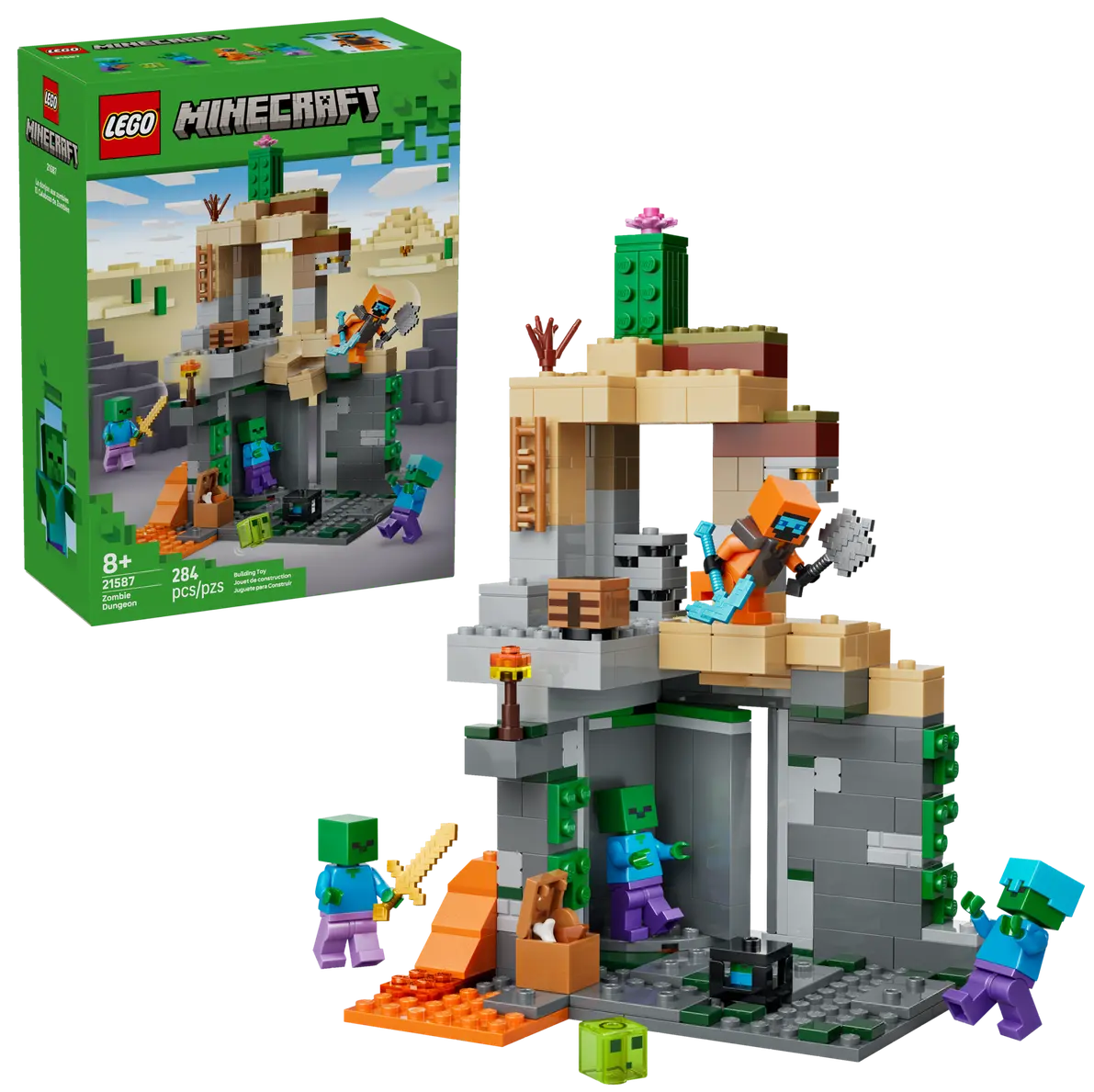 LEGO® Minecraft® - Temniță Cu Zombi