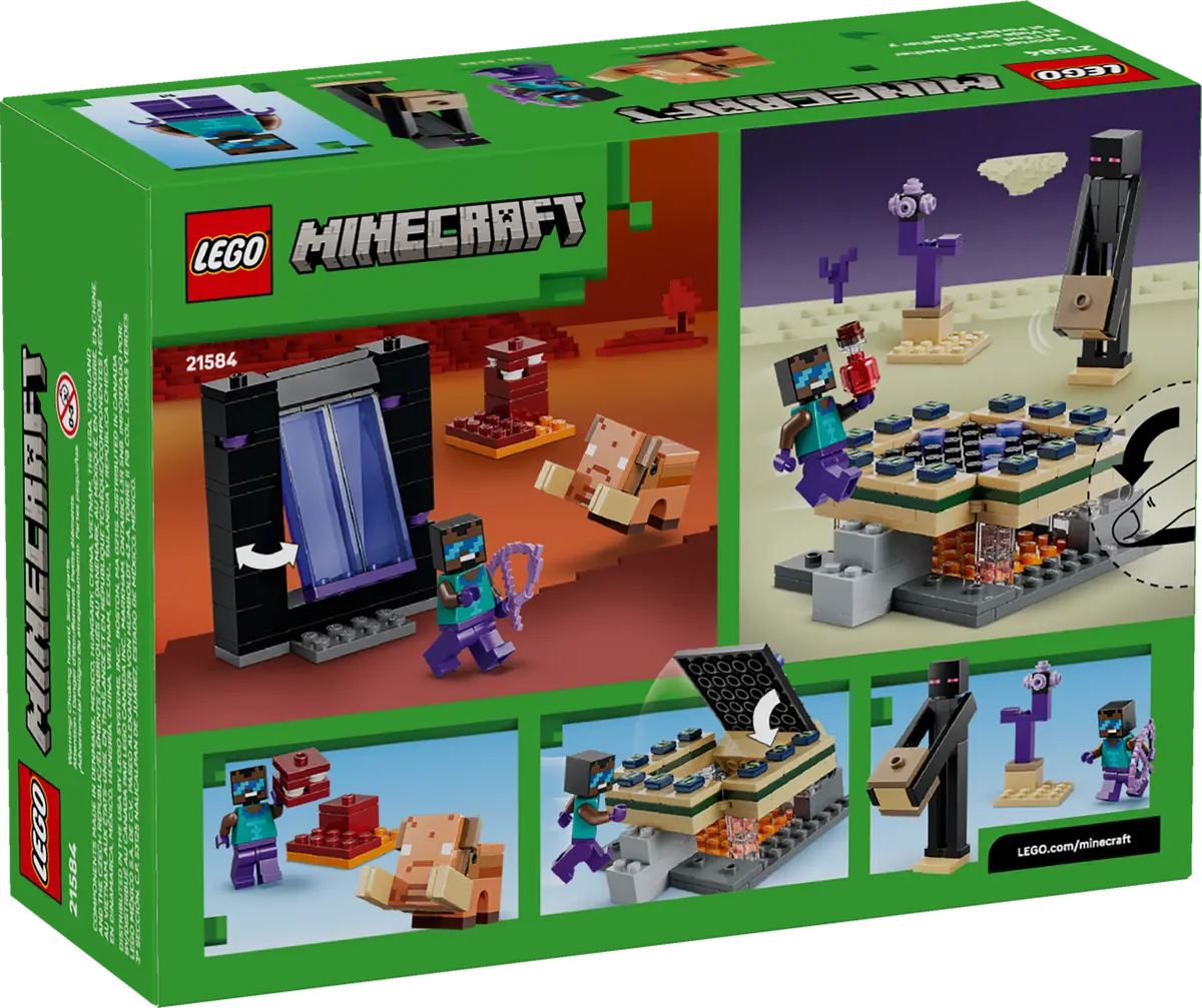LEGO® Minecraft® - Călătorie Prin Portalurile Nether Și End