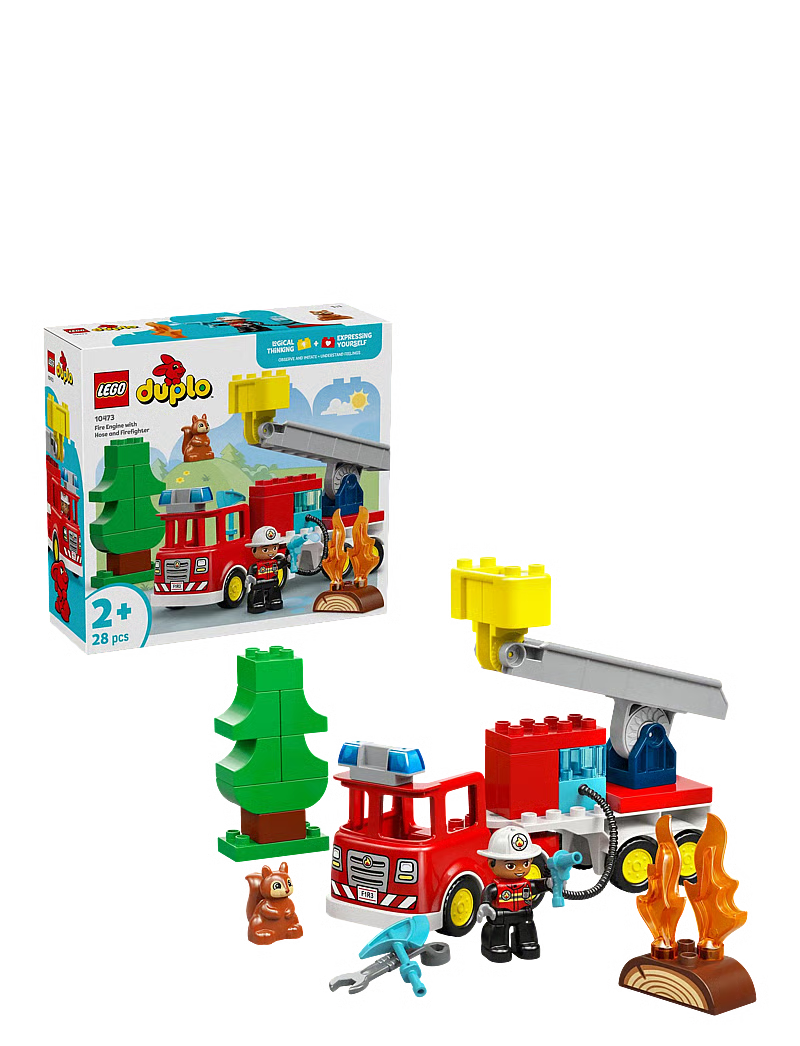 LEGO Camion De Pompieri Cu Furtun Și Pompier
