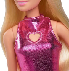 Mattel Brb  Fashionistas Blonda Cu Rochita Roz Mthyt88
