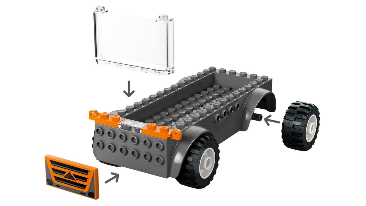 LEGO® City – Transportor de motociclete