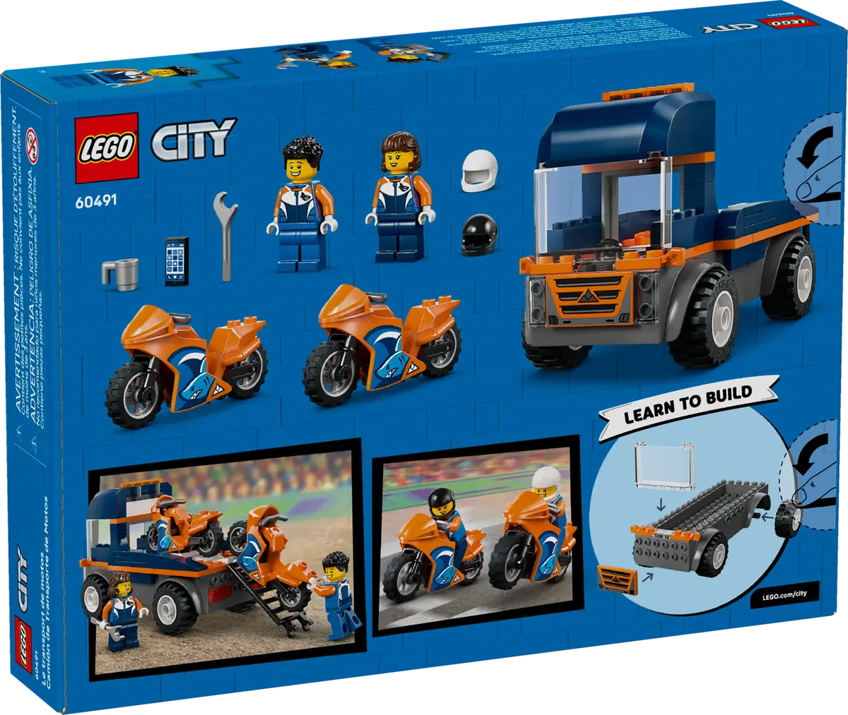 LEGO® City – Transportor de motociclete
