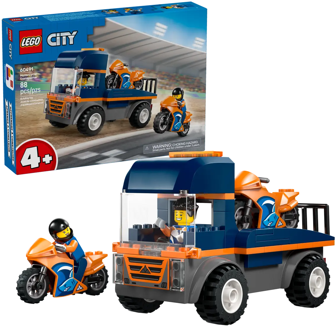 LEGO® City – Transportor de motociclete