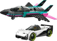 LEGO® City – Avion cu reacție vs. mașină