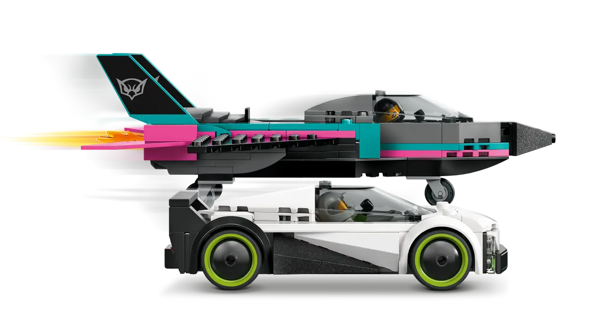 LEGO® City – Avion cu reacție vs. mașină