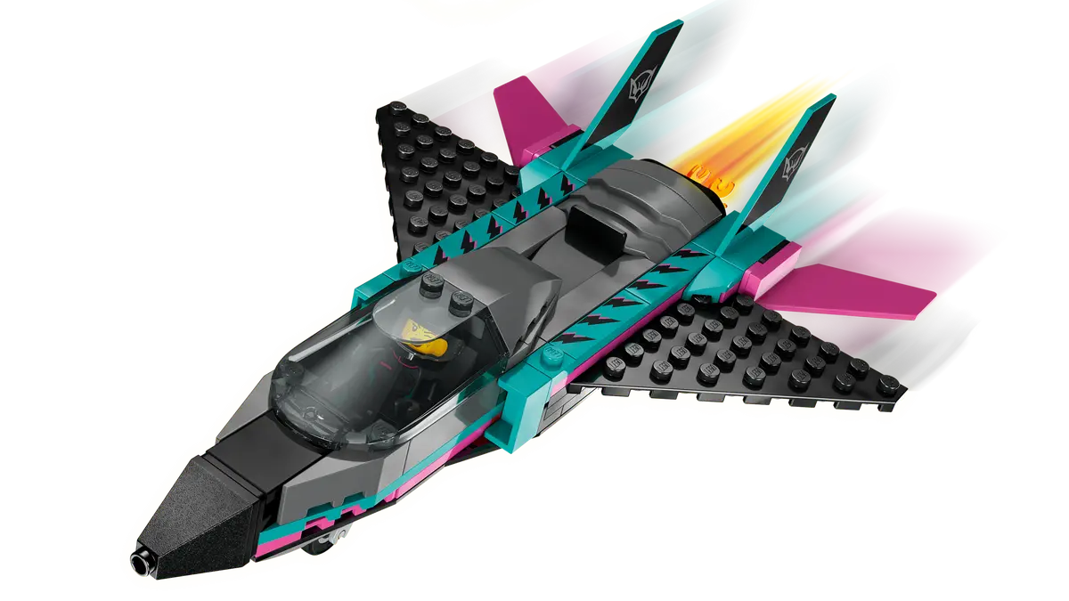 LEGO® City – Avion cu reacție vs. mașină