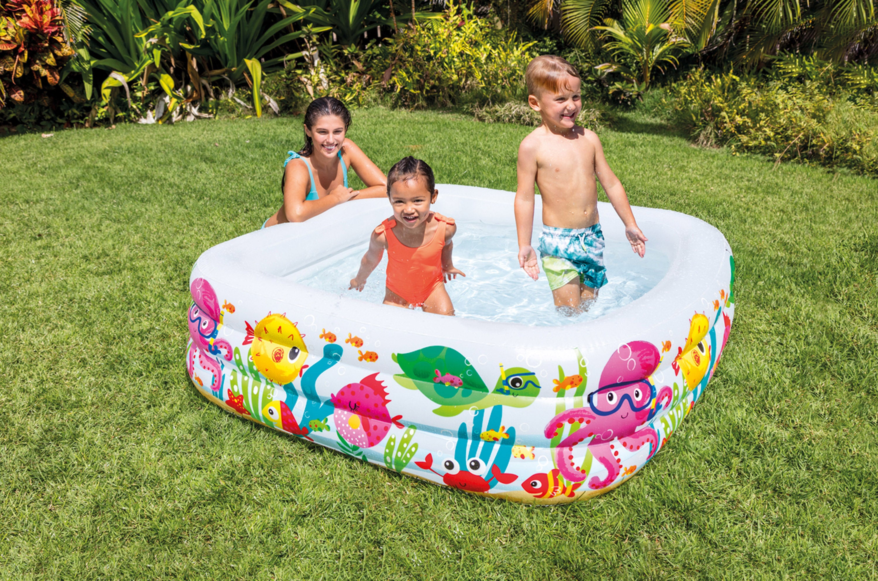 Piscina gonflabila Intex - Sea aquarium, 159 x 159 x 50 cm