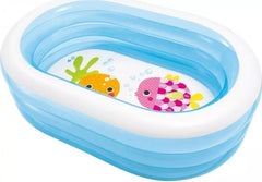 Piscina gonflabila Intex - My sea friends, 163 x 107 x 46 cm