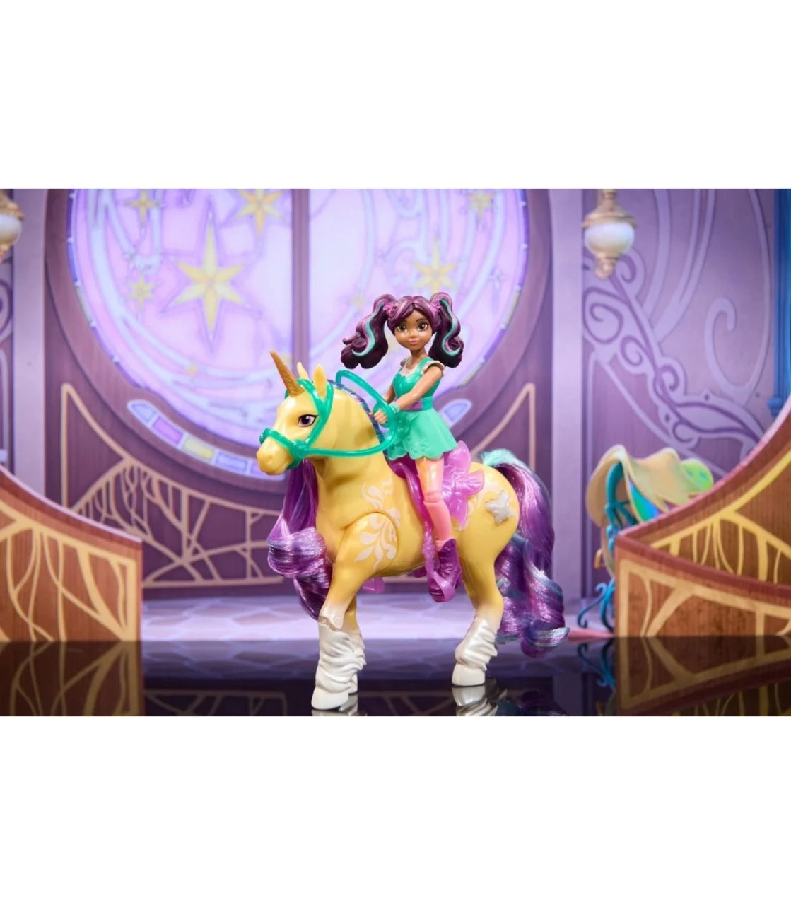 Uca Set Papusa Ava Si Unicorn Cu Lumini Magice Si Accesorii Spm6072482