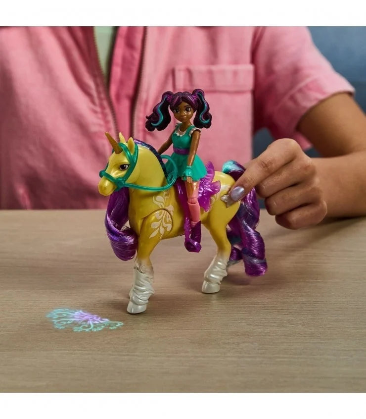 Uca Set Papusa Ava Si Unicorn Cu Lumini Magice Si Accesorii Spm6072482