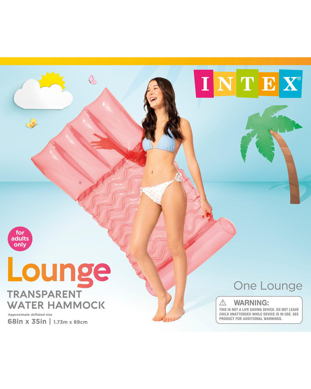 Saltea gonflabila 173*89 cm INTEX IX58725 roz