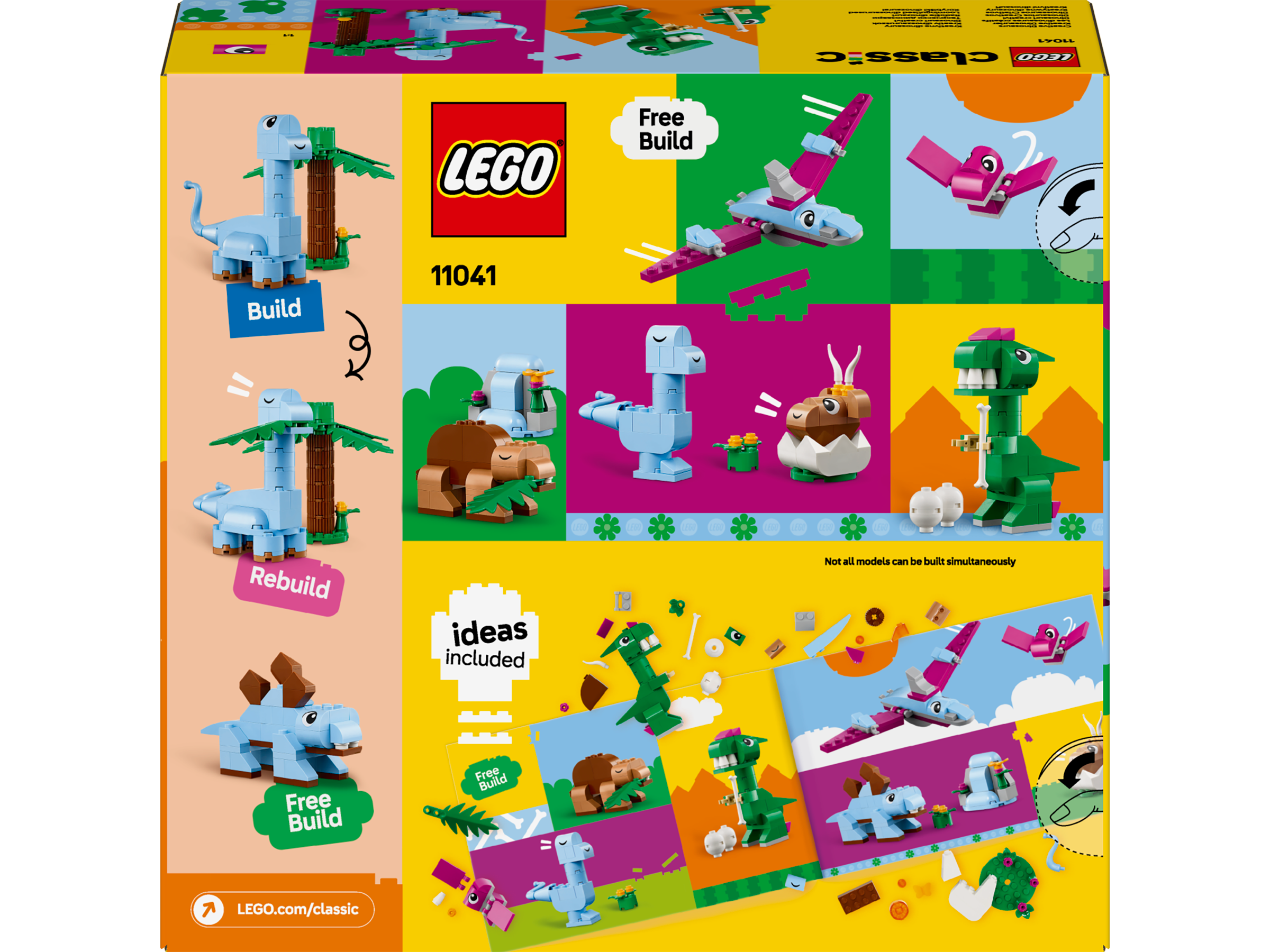 LEGO® Classic - Dinozauri creativi 11041, 450 piese