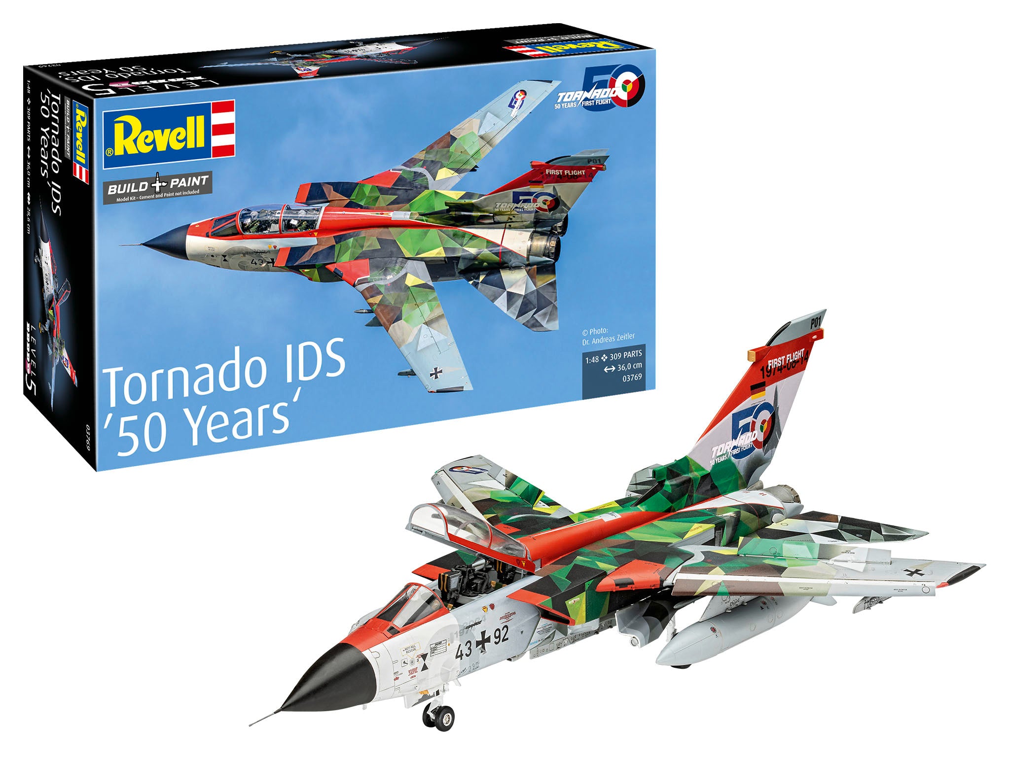 Kit De Asamblare Revell Panavia Tornado Ids 50 De Ani Rev03769