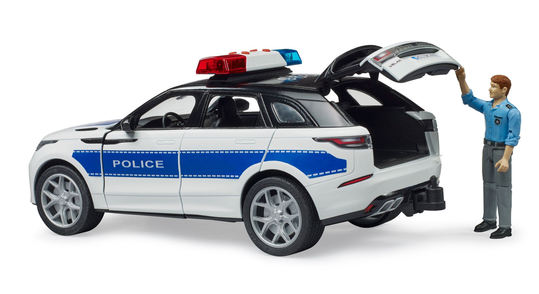 Masinuta Bruder - Politie Range Rover Velar, 1:16 02890