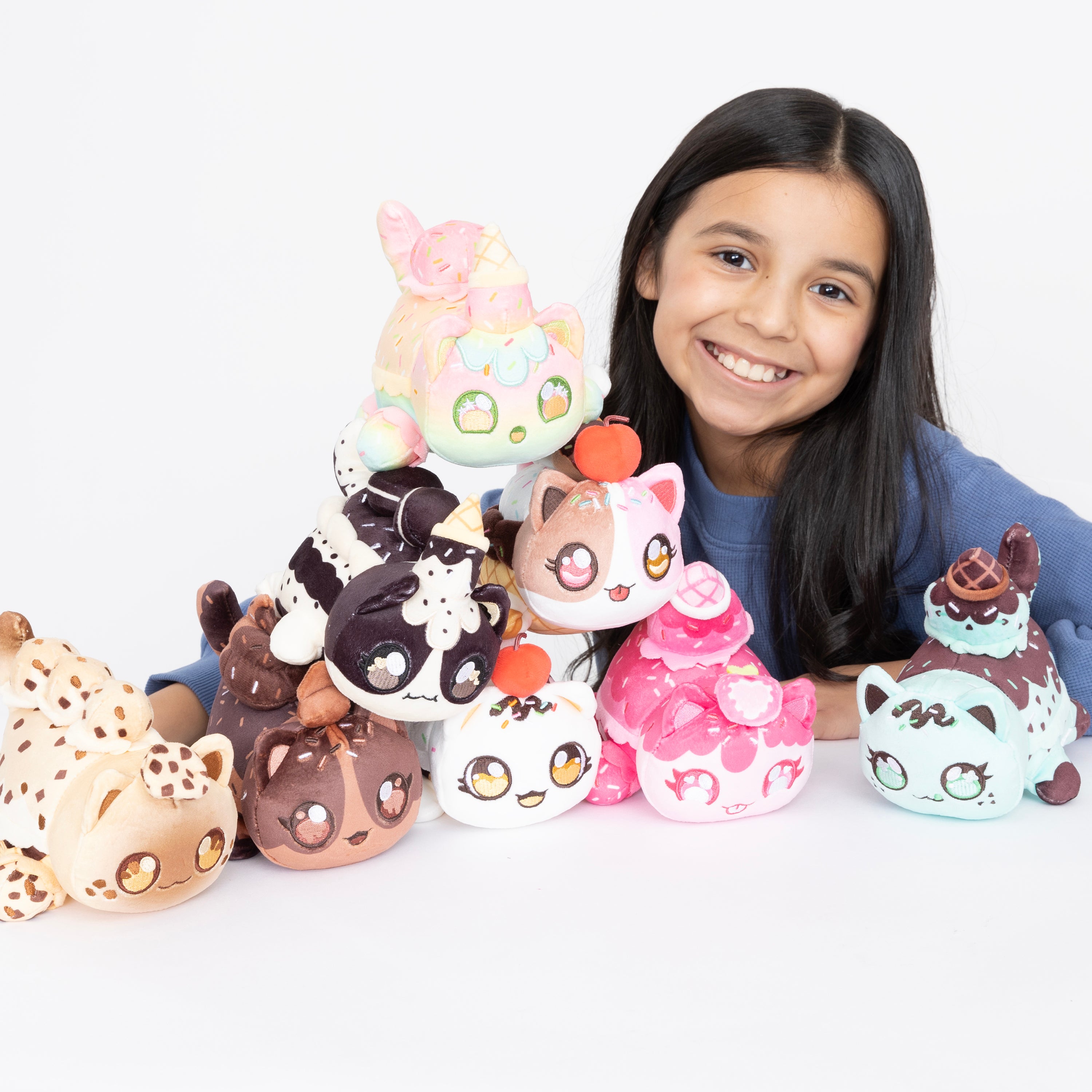 Plus Aphmau 15 cm MeeMeow Mystery Plush Ice Cream Seria Inghetata – Aphmau & Prietenii 6027IC