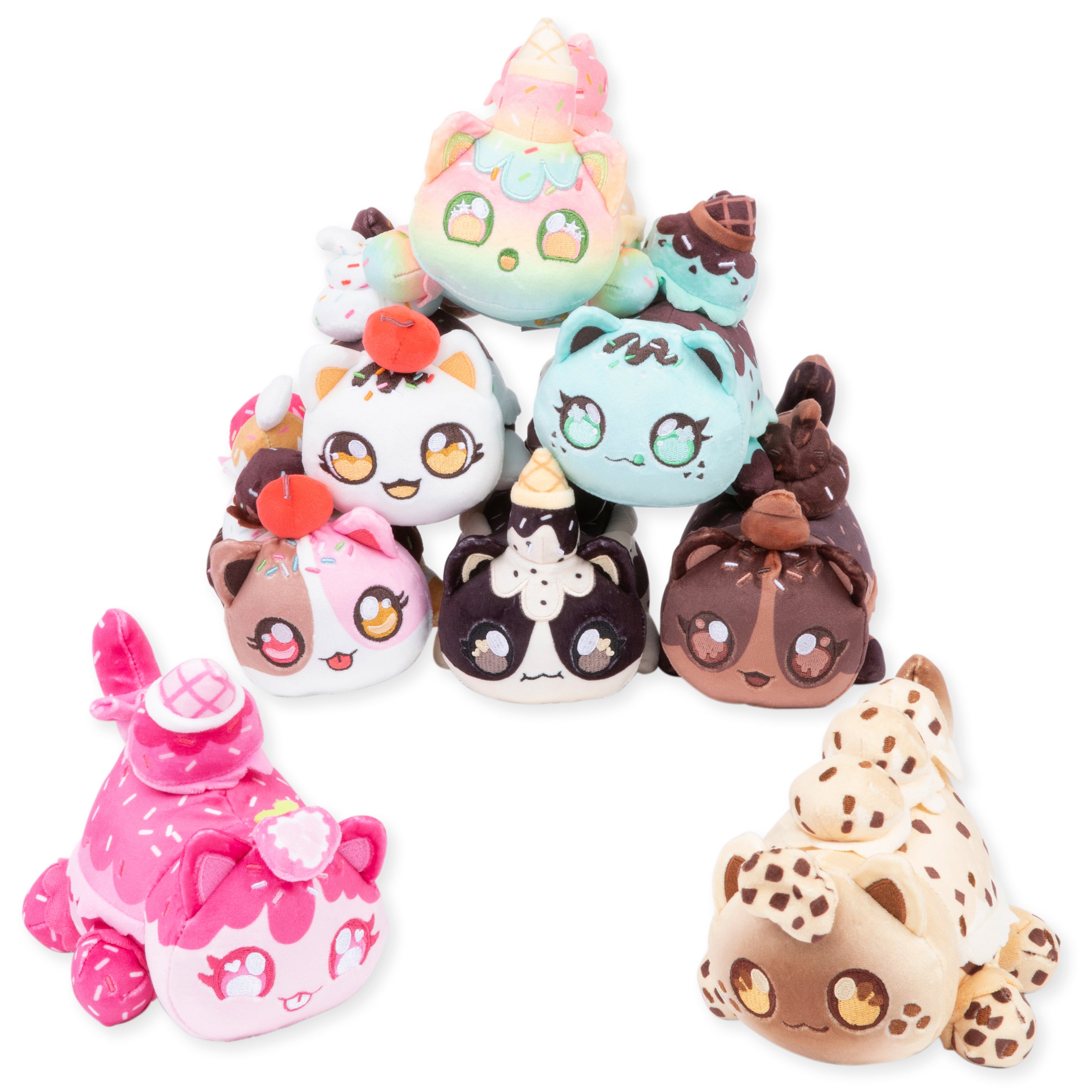 Plus Aphmau 15 cm MeeMeow Mystery Plush Ice Cream Seria Inghetata – Aphmau & Prietenii 6027IC