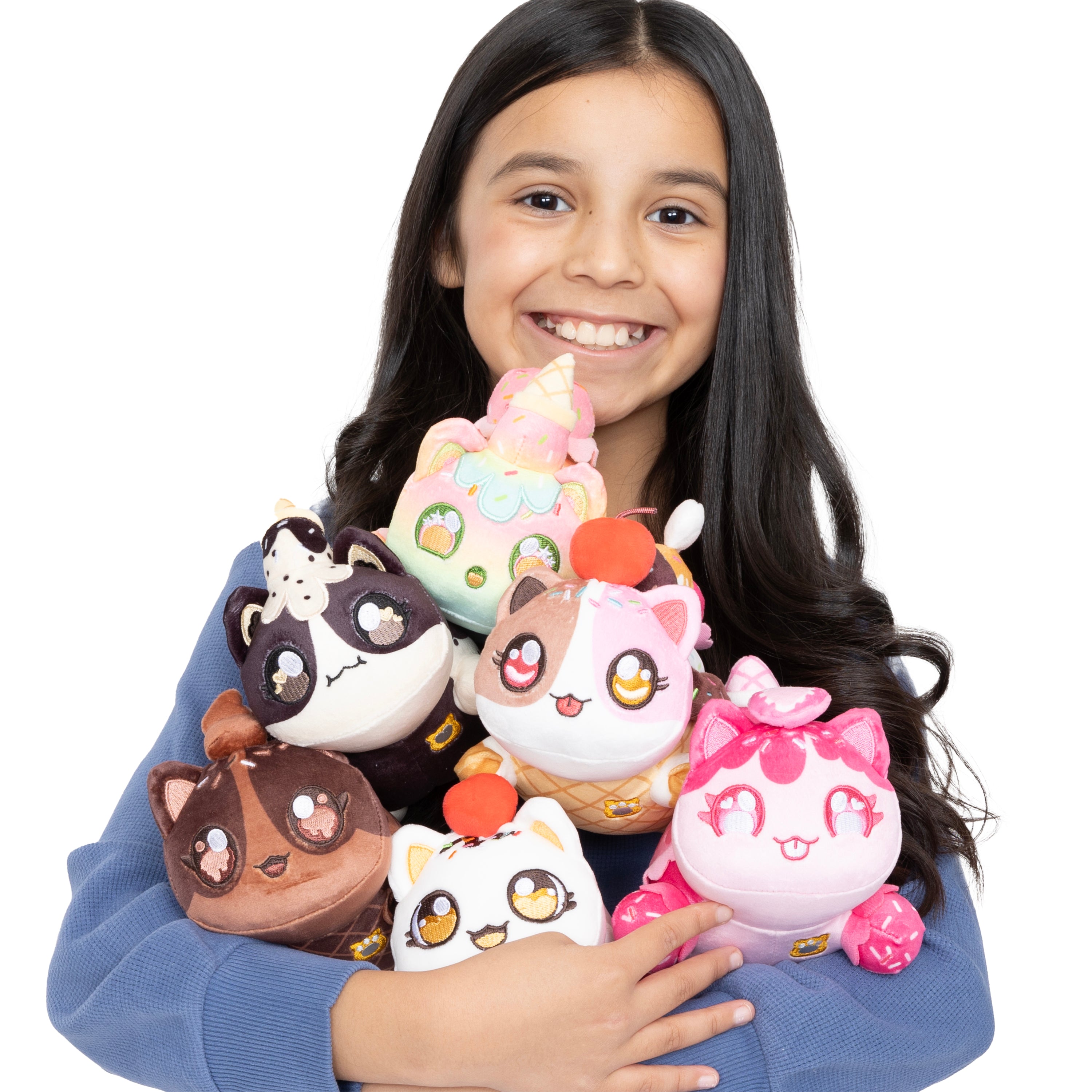 Plus Aphmau 15 cm MeeMeow Mystery Plush Ice Cream Seria Inghetata – Aphmau & Prietenii 6027IC