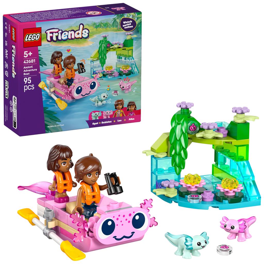LEGO® Friends - Barcă-Axolotl Pentru Aventuri