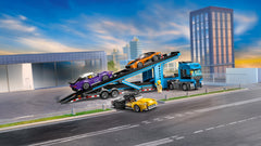LEGO® City - Camion transportor de masini sport 60408, 998 piese