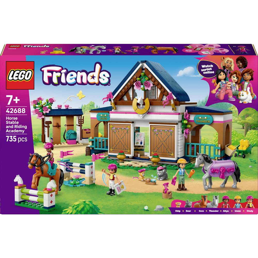 LEGO® Friends – Grajd De Cai Și Academie De Echitație