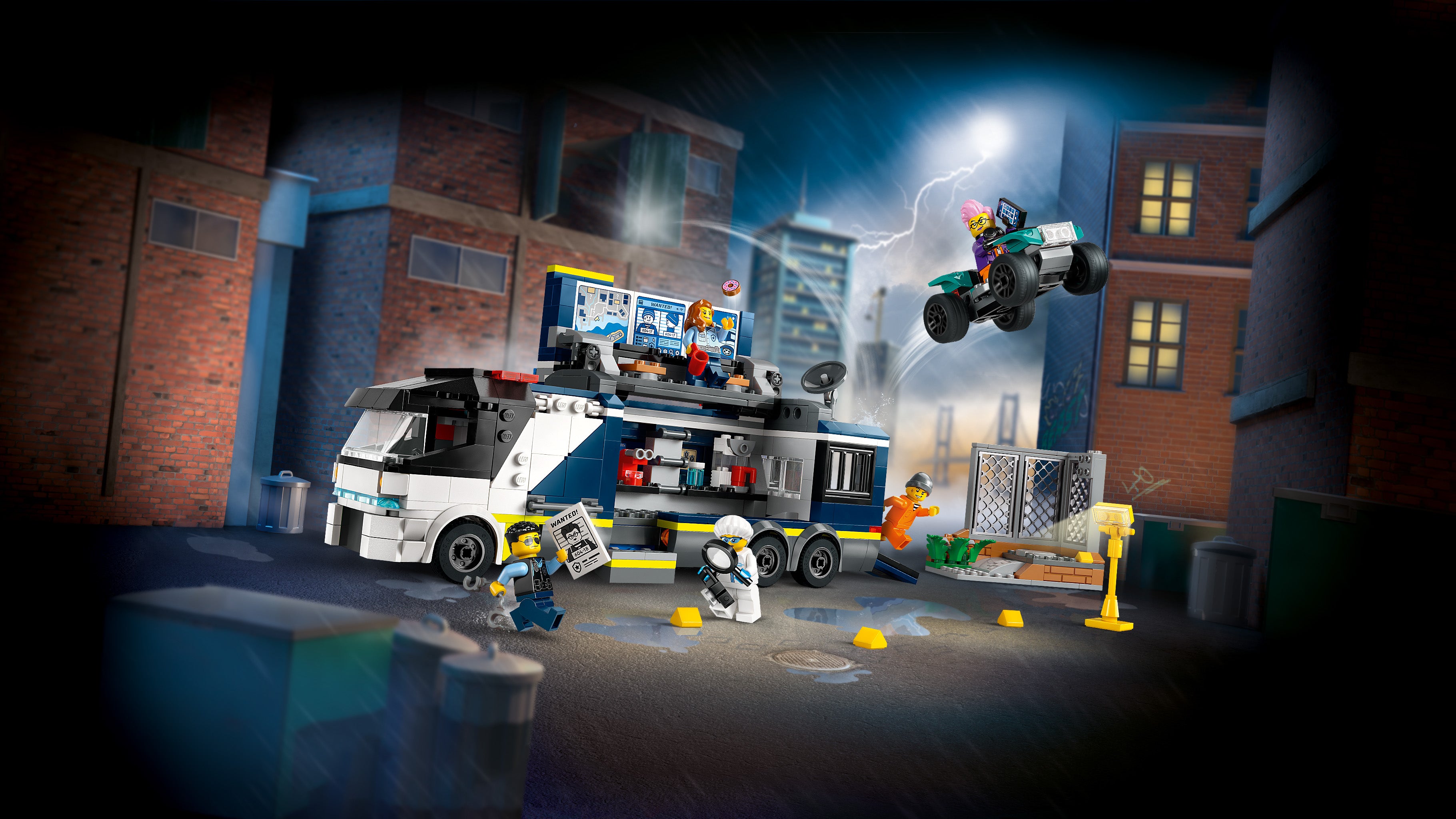 LEGO® City - Laborator mobil de criminalistica 60418, 674 piese