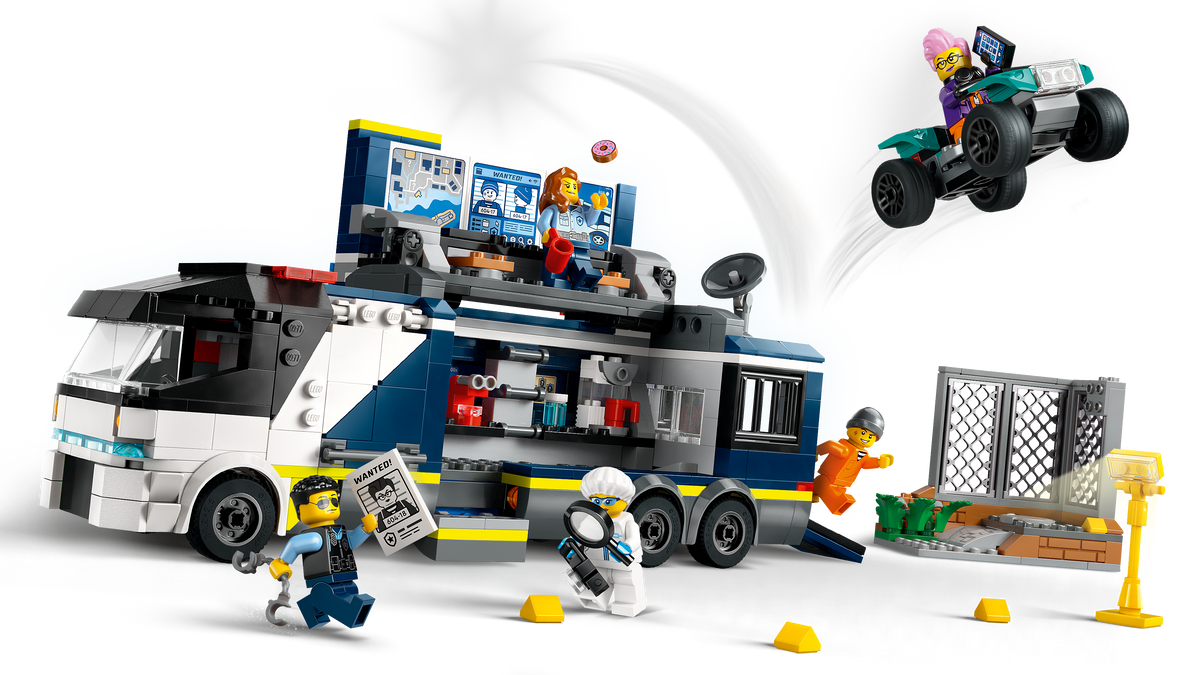 LEGO® City - Laborator mobil de criminalistica 60418, 674 piese