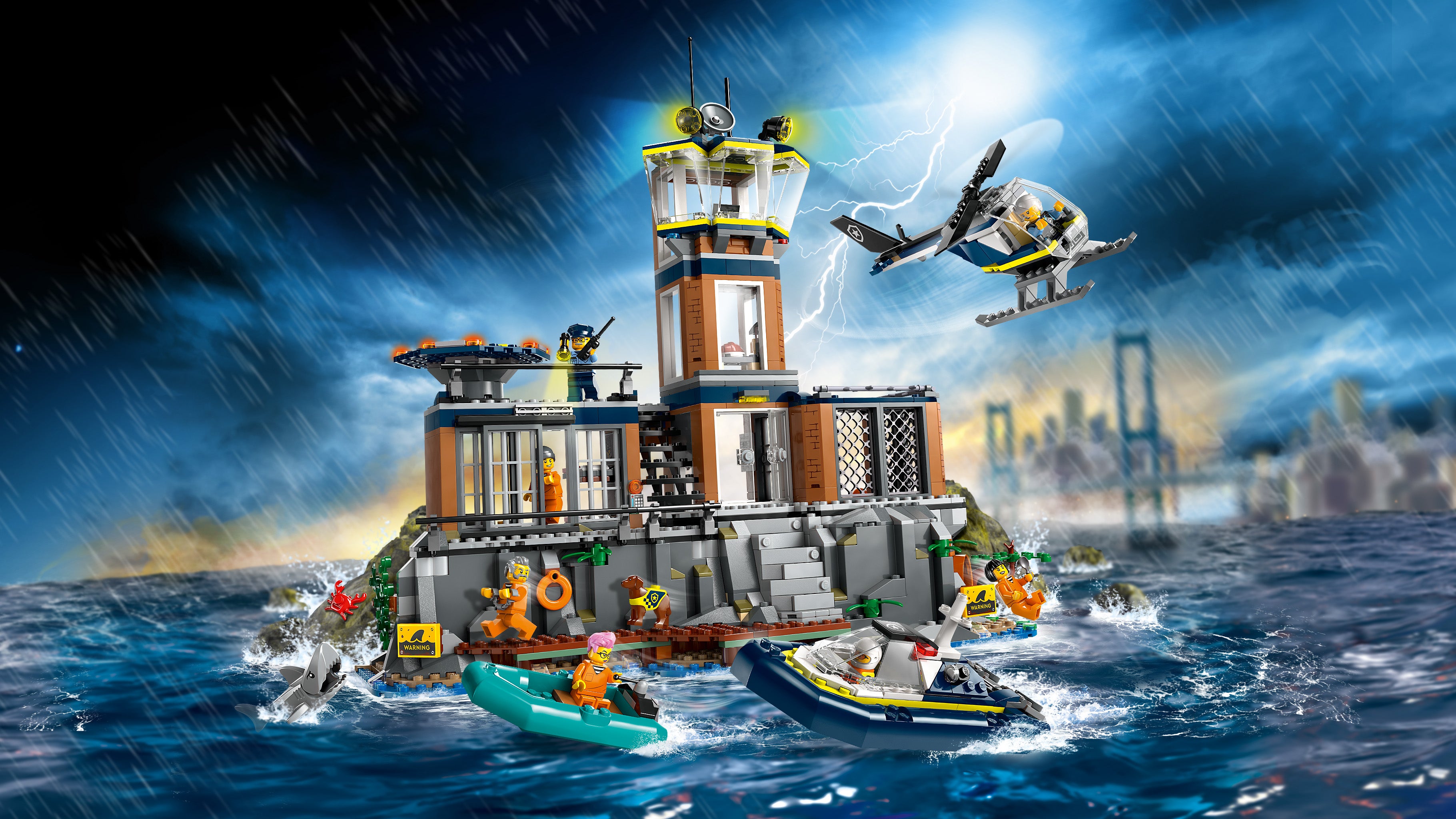 LEGO® City - Insula-inchisoare 60419, 980 piese