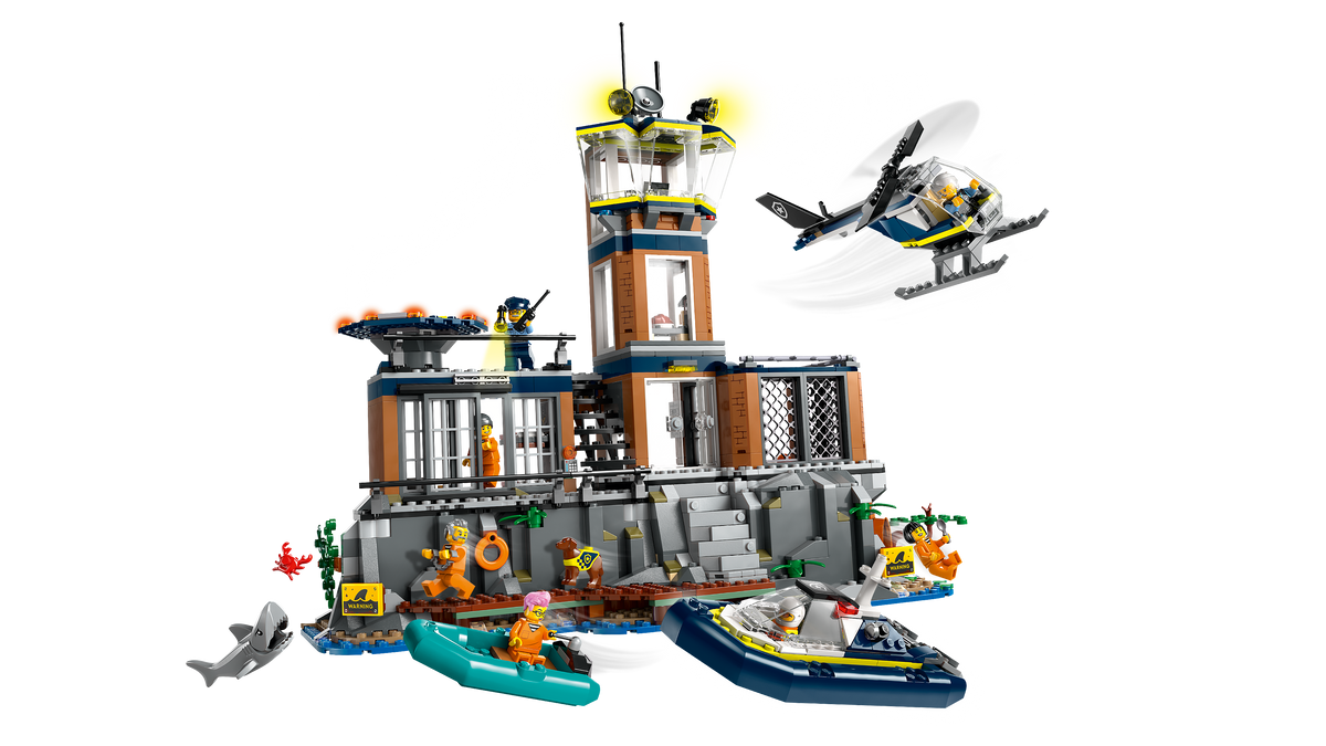 LEGO® City - Insula-inchisoare 60419, 980 piese