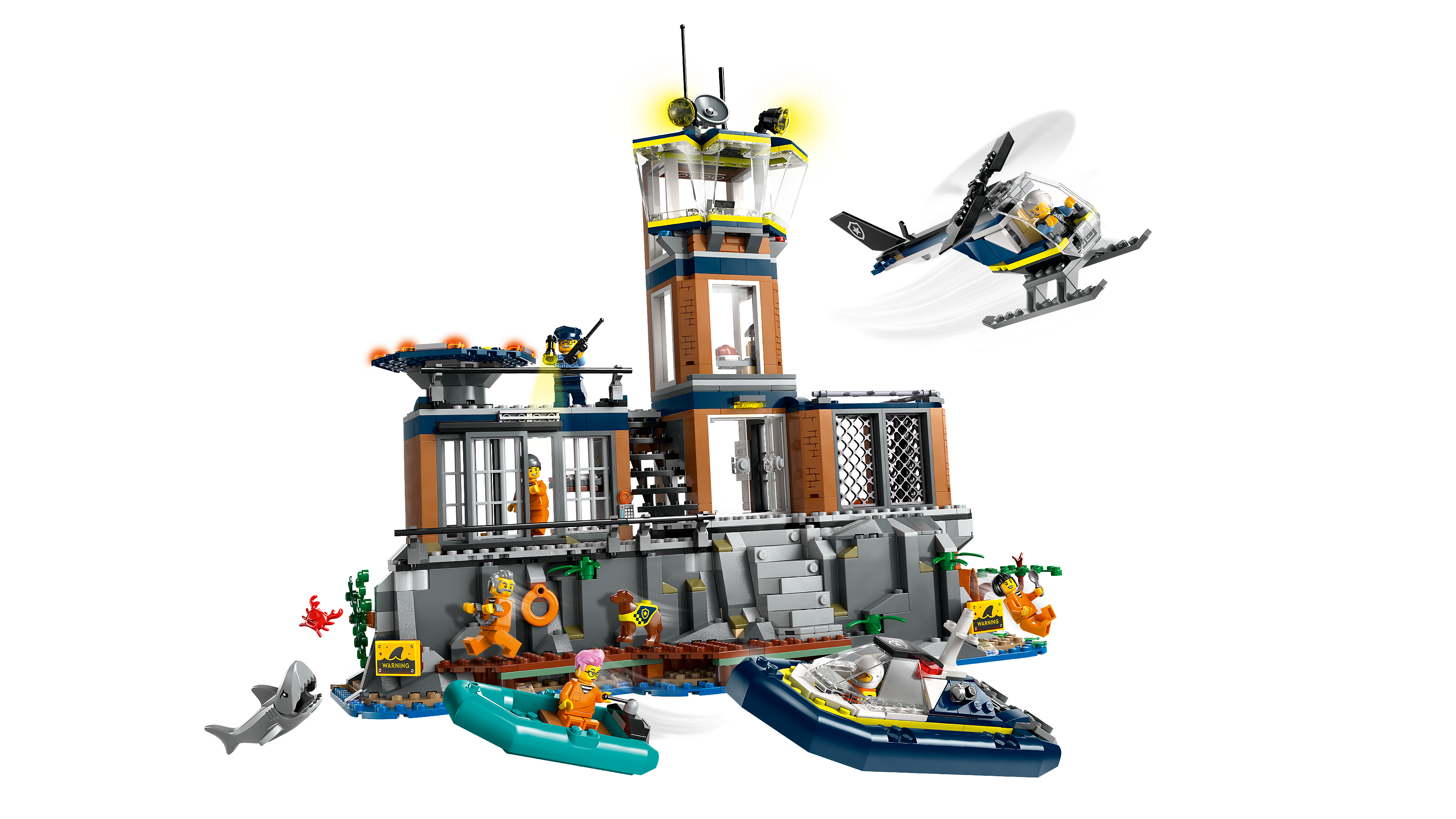 LEGO® City - Insula-inchisoare 60419, 980 piese