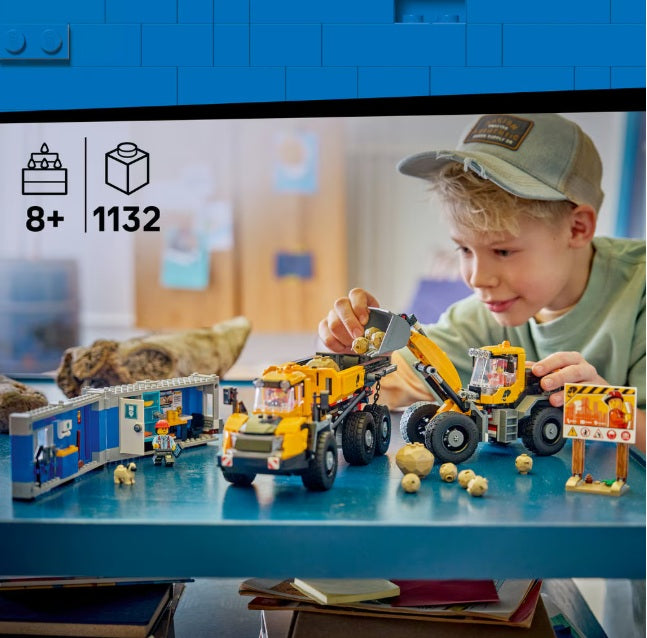 Set de constructie LEGO® City Camion basculant si incarcator frontal 60494, Jucarii pentru Copii, Jucarii pentru Baieti si Fete, Idee de Cadou pentru Copii