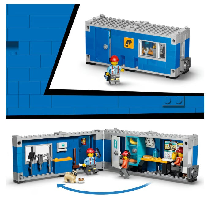 Set de constructie LEGO® City Camion basculant si incarcator frontal 60494, Jucarii pentru Copii, Jucarii pentru Baieti si Fete, Idee de Cadou pentru Copii