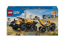 Set de constructie LEGO® City Camion basculant si incarcator frontal 60494, Jucarii pentru Copii, Jucarii pentru Baieti si Fete, Idee de Cadou pentru Copii