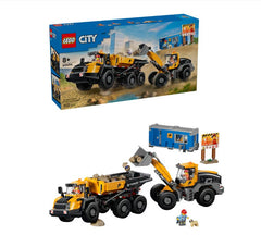 Set de constructie LEGO® City Camion basculant si incarcator frontal 60494, Jucarii pentru Copii, Jucarii pentru Baieti si Fete, Idee de Cadou pentru Copii