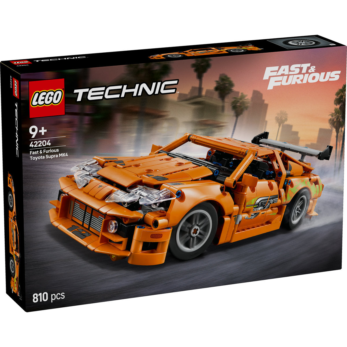 LEGO® Technic - Fast and Furious Toyota Supra MK4 42204, 810 piese