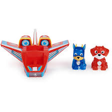 Set figurine cu avion Chase si Marshall SPM6058768