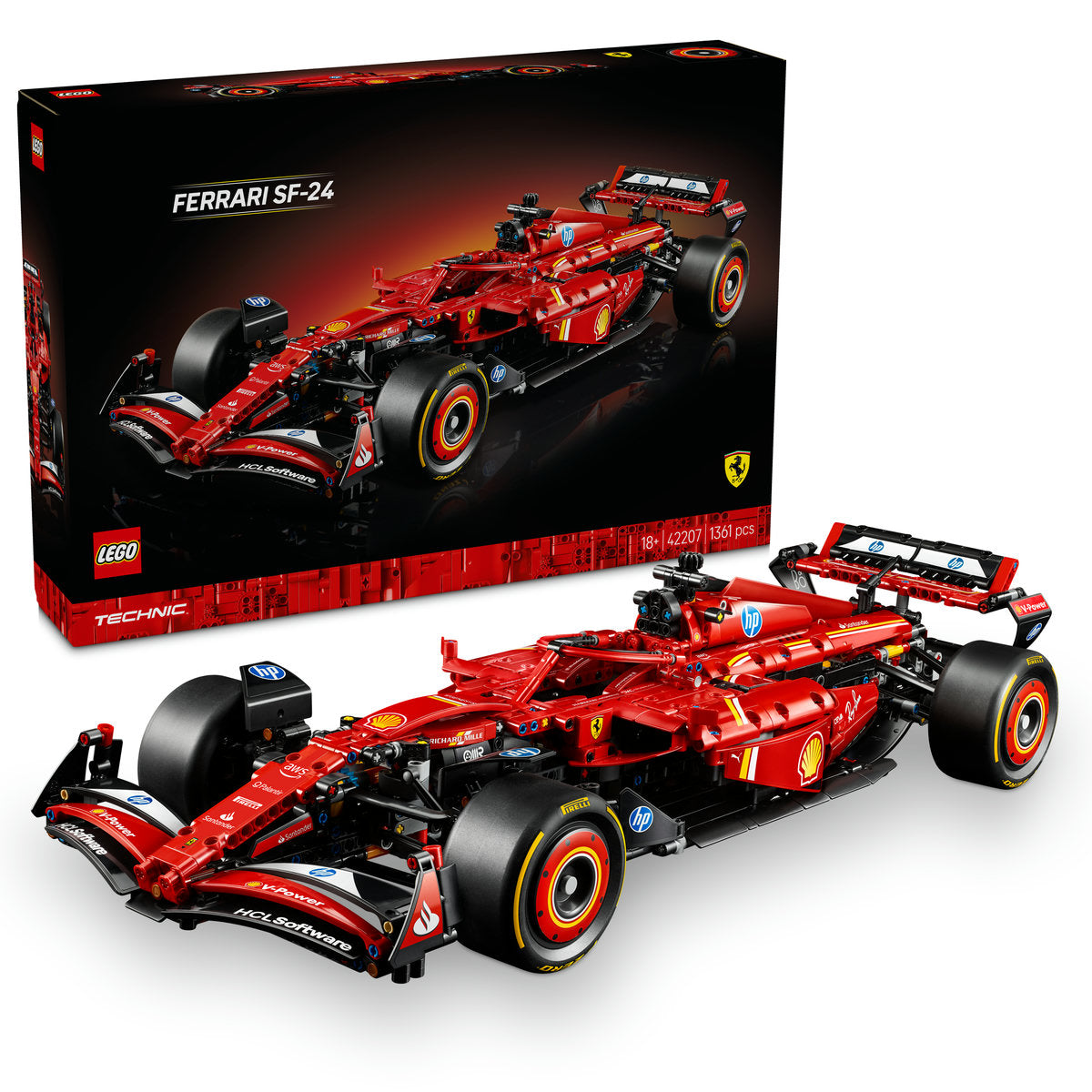 Cadouri pentru Barbati: LEGO® Technic - Masina F1 Ferrari SF-24 42207, 1362 piese
