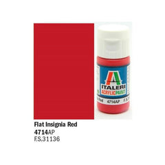 Vopsea Acrilica Rosu Insigna Mat Italeri It4714Ap