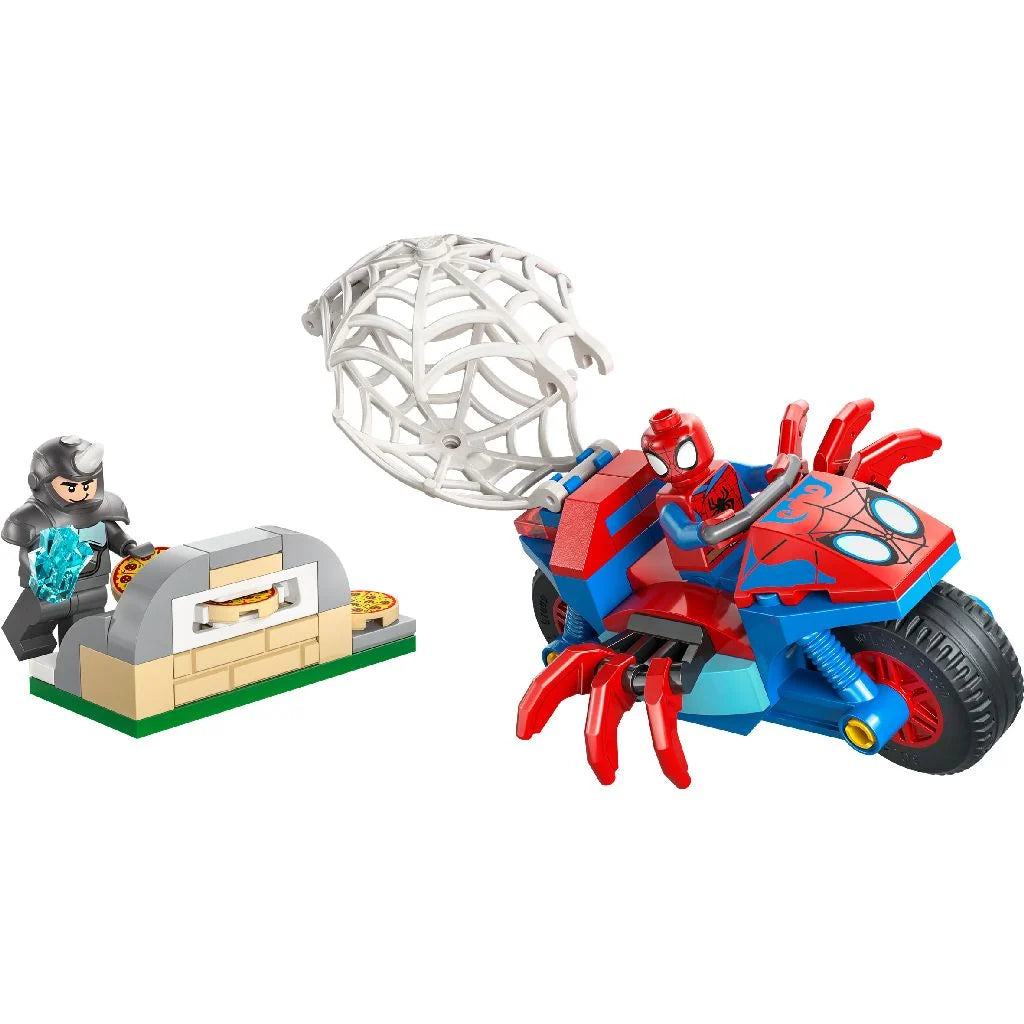 LEGO® Marvel Spidey Pe Motocicletă Vs Rhino