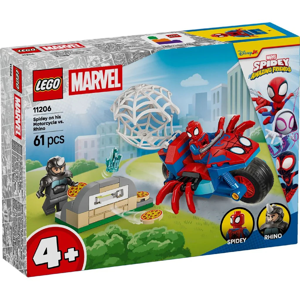 LEGO® Marvel Spidey Pe Motocicletă Vs Rhino