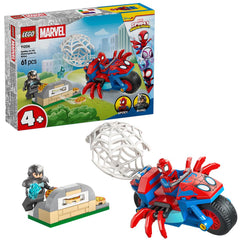 LEGO® Marvel Spidey Pe Motocicletă Vs Rhino