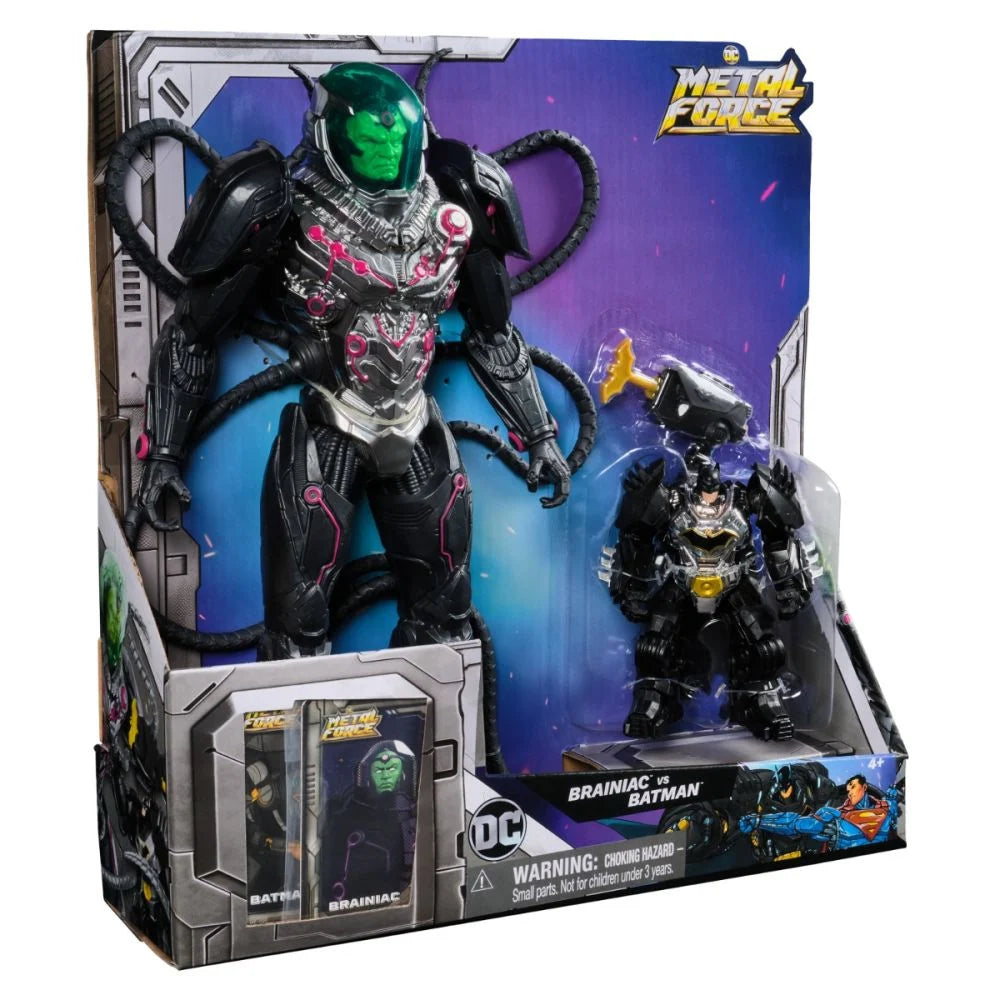 Figurine Set De Actiune Metal Force Brainiac Vs. Batman Spm6072737