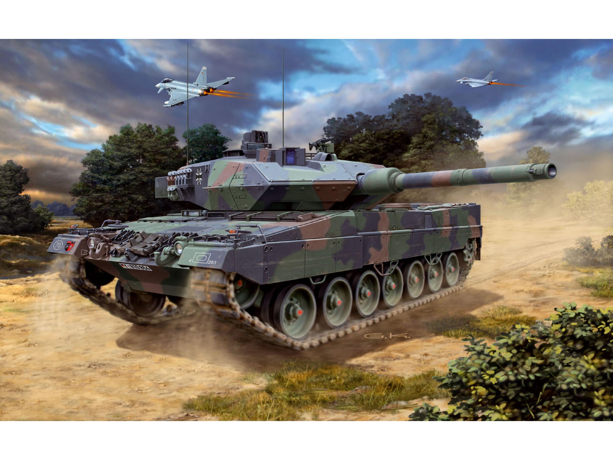 Revell Vehicul Militar  Model Set Leopard 2A6/A6M Rev63180