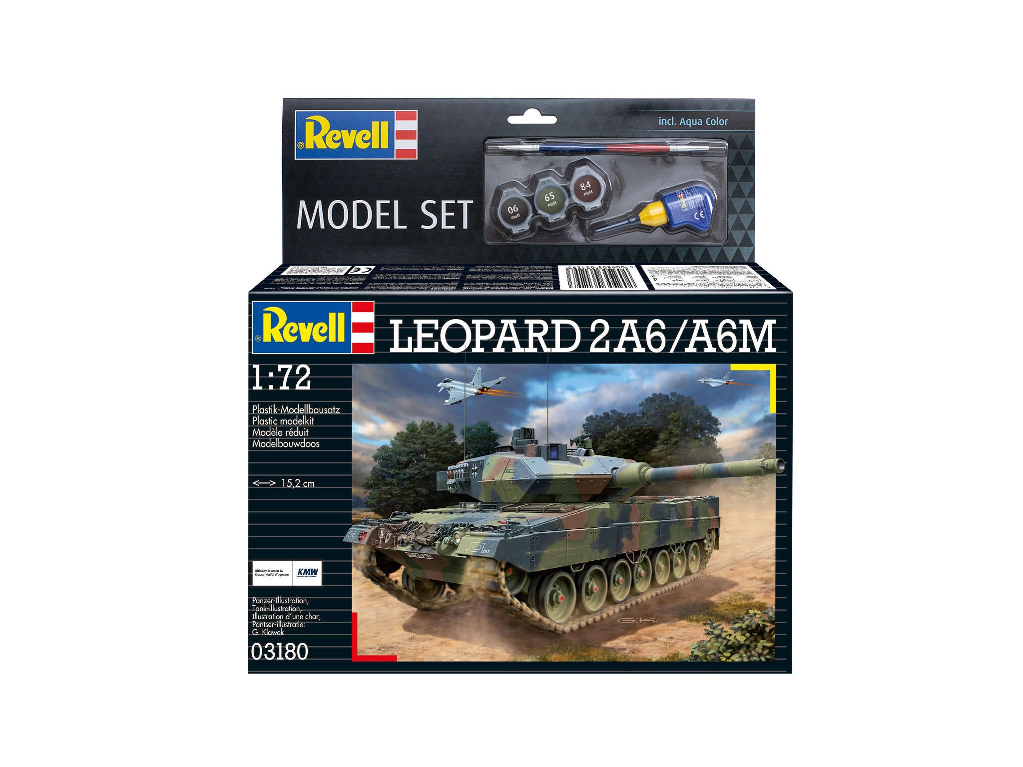 Revell Vehicul Militar  Model Set Leopard 2A6/A6M Rev63180